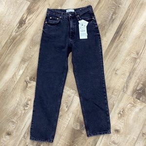 Zara Black Mom Jeans
